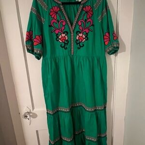 Natalie embroidered maxi dress- Boden!